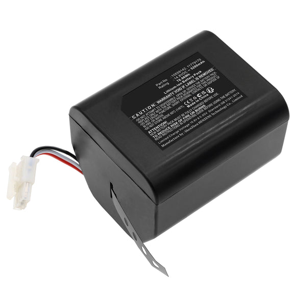 Batteries N Accessories BNA-WB-L18220 Vacuum Cleaner Battery - Li-ion, 14.8V, 5200mAh, Ultra High Capacity - Replacement for Miele 10559142 Battery