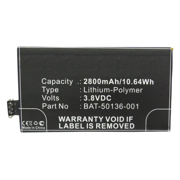 Batteries N Accessories BNA-WB-P3146 Cell Phone Battery - Li-Pol, 3.8V, 2800 mAh, Ultra High Capacity Battery - Replacement for BlackBerry BAT-50136-001 Battery