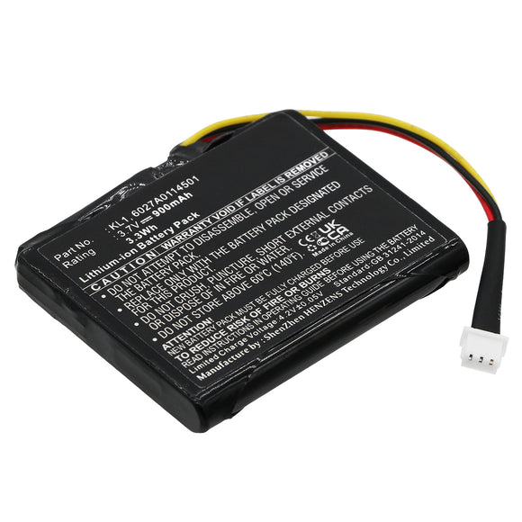 Batteries N Accessories BNA-WB-L4270 GPS Battery - Li-Ion, 3.7V, 900 mAh, Ultra High Capacity Battery - Replacement for TomTom 6027A0114501 Battery