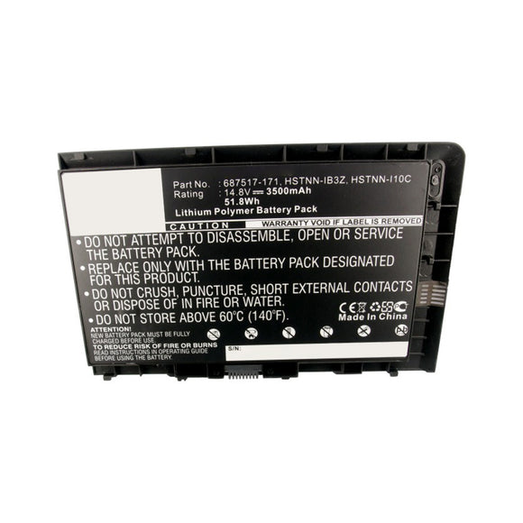 Batteries N Accessories BNA-WB-P11741 Laptop Battery - Li-Pol, 14.8V, 3500mAh, Ultra High Capacity - Replacement for HP BT04XL Battery