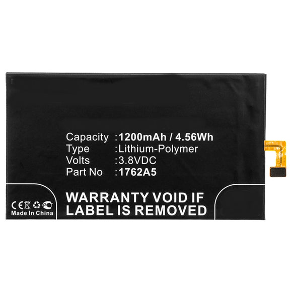 Batteries N Accessories BNA-WB-P9312 E Book E Reader Battery - Li-Pol, 3.8V, 1200mAh, Ultra High Capacity - Replacement for Amazon 1762A5 Battery
