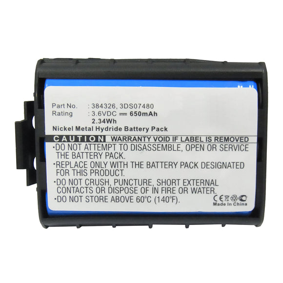 Batteries N Accessories BNA-WB-H16763 Cell Phone Battery - Ni-MH, 3.6V, 650mAh, Ultra High Capacity - Replacement for Alcatel 3DS07480 Battery