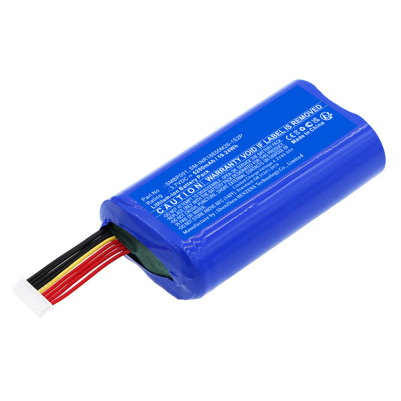Batteries N Accessories BNA-WB-L17828 Credit Card Reader Battery - Li-Ion, 3.7V, 5200mAh, Ultra High Capacity - Replacement for Sunmi SMBP001 Battery
