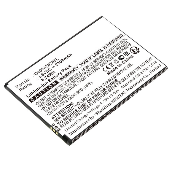 Batteries N Accessories BNA-WB-L17731 Cell Phone Battery - Li-ion, 3.8V, 2300mAh, Ultra High Capacity - Replacement for Blu C906428265L Battery