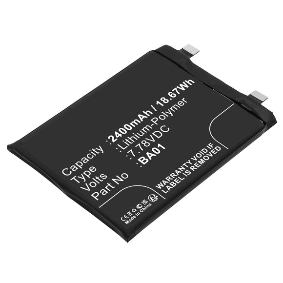 Batteries N Accessories BNA-WB-P18570 Cell Phone Battery - Li-Pol, 7.78V, 2400mAh, Ultra High Capacity - Replacement for VIVO BA01 Battery