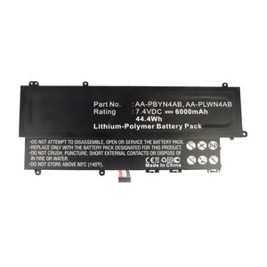 Batteries N Accessories BNA-WB-P13481 Laptop Battery - Li-Pol, 7.4V, 6000mAh, Ultra High Capacity - Replacement for Samsung AA-PBYN4AB Battery