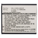 Batteries N Accessories BNA-WB-L3747 Cell Phone Battery - Li-ion, 3.7, 1500mAh, Ultra High Capacity Battery - Replacement for AT&T EB-L1H9KLA, EB-L1H9KLABXAR, EB-L1H9KLU Battery