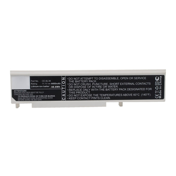 Batteries N Accessories BNA-WB-L13503 Laptop Battery - Li-ion, 11.1V, 4400mAh, Ultra High Capacity - Replacement for Sharp CE-BL38 Battery