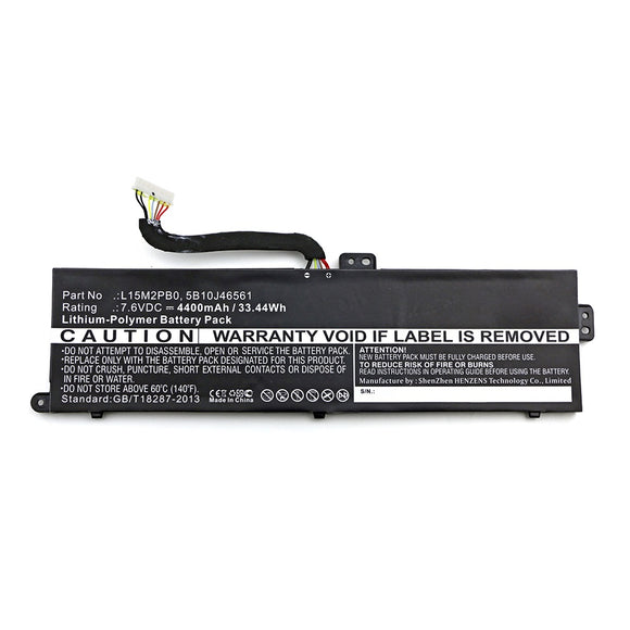 Batteries N Accessories BNA-WB-P12506 Laptop Battery - Li-Pol, 7.6V, 4400mAh, Ultra High Capacity - Replacement for Lenovo L15L2PB0 Battery