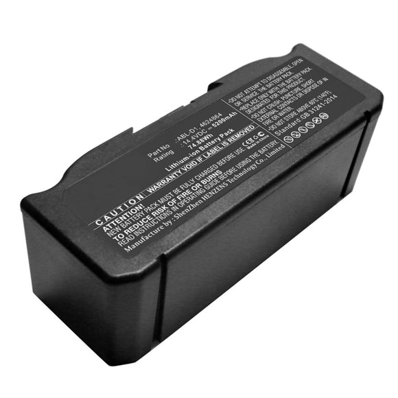 Batteries N Accessories BNA-WB-L8898-VC Vacuum Cleaner Battery - Li-ion, 14.4V, 5200mAh, Ultra High Capacity - Replacement for iRobot ABL-D1 Battery