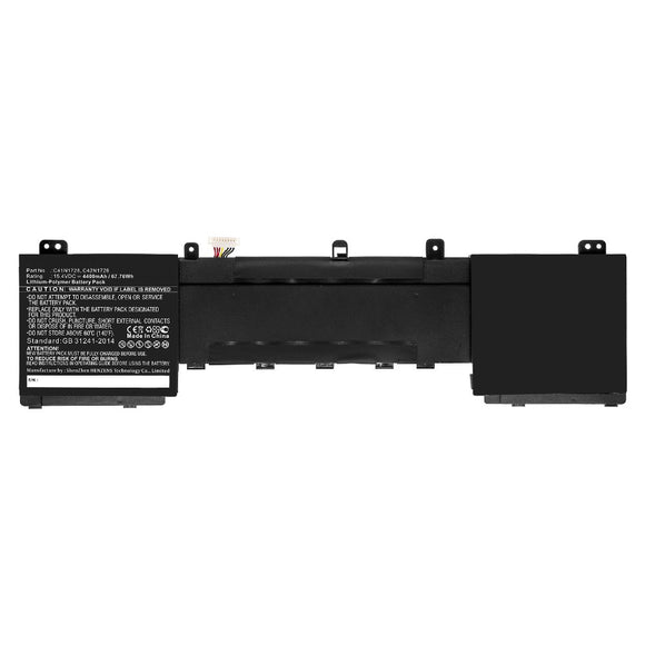 Batteries N Accessories BNA-WB-P10577 Laptop Battery - Li-Pol, 15.4V, 4400mAh, Ultra High Capacity - Replacement for Asus C41N1728 Battery