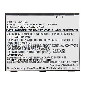 Batteries N Accessories BNA-WB-P13871 Wifi Hotspot Battery - Li-Pol, 3.7V, 5040mAh, Ultra High Capacity - Replacement for Telstra W-10a Battery