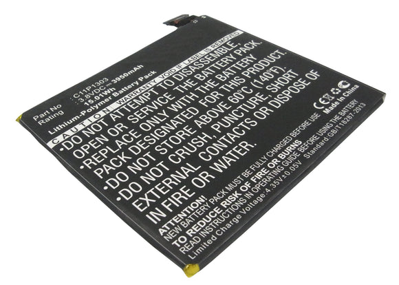 Batteries N Accessories BNA-WB-P5124 Tablets Battery - Li-Pol, 3.8V, 3950 mAh, Ultra High Capacity Battery - Replacement for Asus C11P1303 Battery