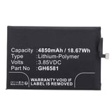 Batteries N Accessories BNA-WB-P18926 Cell Phone Battery - Li-Pol, 3.85V, 4850mAh, Ultra High Capacity - Replacement for Nokia GH6581 Battery