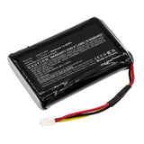 Batteries N Accessories BNA-WB-L12929 Amplifier Battery - Li-ion, 3.7V, 1800mAh, Ultra High Capacity - Replacement for Shure 95A21764 Battery