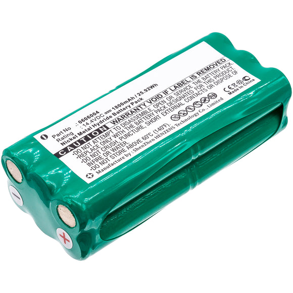 Batteries N Accessories BNA-WB-H6704 Vacuum Cleaners Battery - Ni-MH, 14.4V, 1800 mAh, Ultra High Capacity Battery - Replacement for Aircraftvacuums 606004 Battery