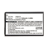 Batteries N Accessories BNA-WB-L11967 Cell Phone Battery - Li-ion, 3.7V, 1300mAh, Ultra High Capacity - Replacement for Huawei HB62L Battery