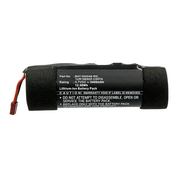 Batteries N Accessories BNA-WB-L14969 E-cigarette Battery - Li-ion, 3.7V, 3400mAh, Ultra High Capacity - Replacement for Philip Morris 1UR18650Z-C007A Battery