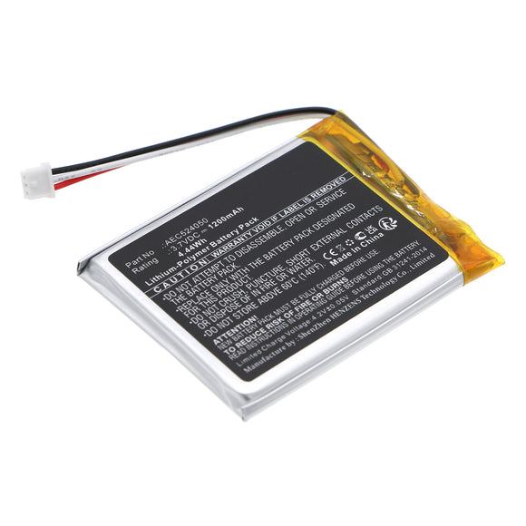 Batteries N Accessories BNA-WB-P19152 Wireless Headset Battery - Li-Pol, 3.7V, 1200mAh, Ultra High Capacity - Replacement for Corsair AEC524050 Battery