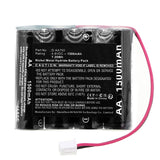 Batteries N Accessories BNA-WB-H18886 Alarm System Battery - Ni-MH, 4.8V, 1500mAh, Ultra High Capacity - Replacement for GE D-AA700 Battery