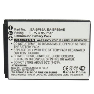 Batteries N Accessories BNA-WB-BP85A Digital Camera Battery - li-ion, 3.7V, 950 mAh, Ultra High Capacity Battery - Replacement for Samsung BP-85A Battery