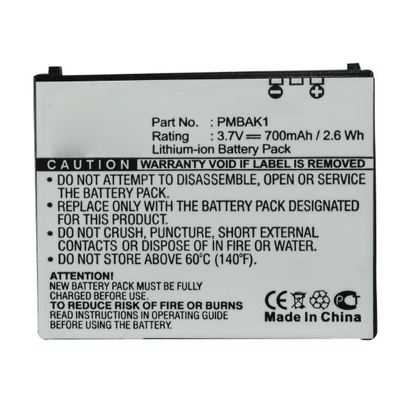 Batteries N Accessories BNA-WB-L14759 Cell Phone Battery - Li-ion, 3.7V, 700mAh, Ultra High Capacity - Replacement for Panasonic PMBAK1 Battery