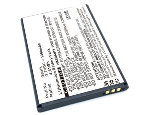 Batteries N Accessories BNA-WB-L17325 Cell Phone Battery - Li-ion, 3.7V, 1300mAh, Ultra High Capacity - Replacement for Highscreen Spark Battery