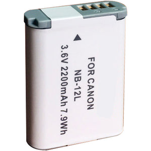 Batteries N Accessories BNA-WB-ACD430 Camcorder Battery - Li-Ion, 3.6V, 2200 mAh, Ultra High Capacity Battery - Replacement for Canon NB-12L Battery