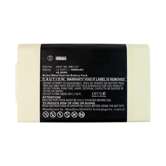 Batteries N Accessories BNA-WB-H15098 Medical Battery - Ni-MH, 12V, 4000mAh, Ultra High Capacity - Replacement for MAQUET 6487180 Battery