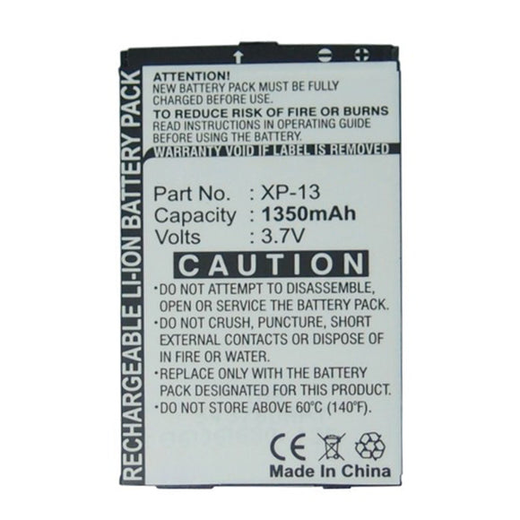 Batteries N Accessories BNA-WB-L16462 Cell Phone Battery - Li-ion, 3.7V, 1350mAh, Ultra High Capacity - Replacement for MWG XP-13 Battery