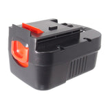 Batteries N Accessories BNA-WB-H16216 Power Tool Battery - Ni-MH, 14.4V, 2000mAh, Ultra High Capacity - Replacement for Black & Decker FSB14 Battery