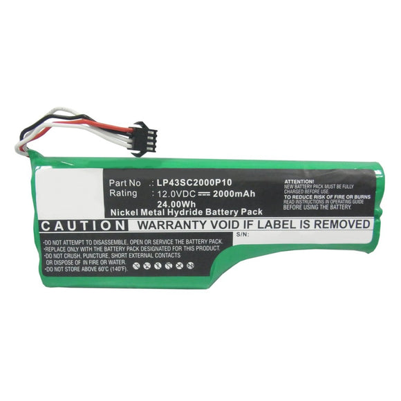 Batteries N Accessories BNA-WB-H8897 Vacuum Cleaner Battery - Ni-MH, 12V, 2000mAh, Ultra High Capacity - Replacement for Ecovacs LP43SC2000P10 Battery