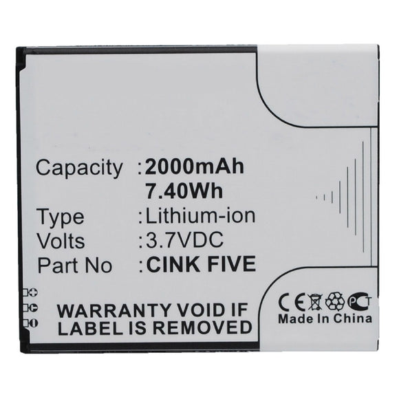 Batteries N Accessories BNA-WB-L3279 Cell Phone Battery - Li-Ion, 3.7V, 2000 mAh, Ultra High Capacity Battery - Replacement for Explay BL4257 Battery
