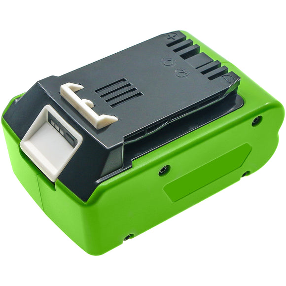 Batteries N Accessories BNA-WB-L17511 Power Tool Battery - Li-ion, 24V, 4000mAh, Ultra High Capacity - Replacement for GreenWorks G24B2 Battery