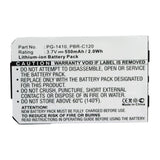 Batteries N Accessories BNA-WB-L14775 Cell Phone Battery - Li-ion, 3.7V, 550mAh, Ultra High Capacity - Replacement for Pantech PBR-C120 Battery