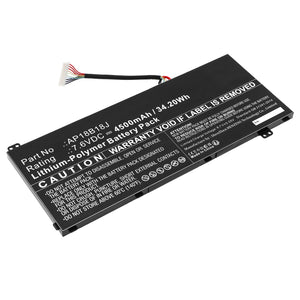 Batteries N Accessories BNA-WB-P19126 Laptop Battery - Li-Pol, 7.6V, 4500mAh, Ultra High Capacity - Replacement for Acer AP18B18J Battery