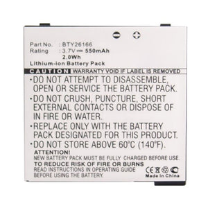 Batteries N Accessories BNA-WB-L14486 Cell Phone Battery - Li-ion, 3.7V, 550mAh, Ultra High Capacity - Replacement for Emporia BTY26166 Battery