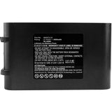 Batteries N Accessories BNA-WB-L6757 Vacuum Cleaners Battery - Li-ion, 21.6, 4000mAh, Ultra High Capacity Battery - Replacement for Dyson 205794-01/04, 965874-02 Battery