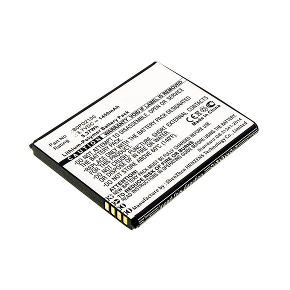 Batteries N Accessories BNA-WB-P11922 Cell Phone Battery - Li-Pol, 3.7V, 1450mAh, Ultra High Capacity - Replacement for HTC B0PD2100 Battery