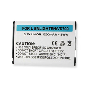 Batteries N Accessories BNA-WB-BLI 1179-1.2 Cell Phone Battery - Li-Ion, 3.7V, 1200 mAh, Ultra High Capacity Battery - Replacement for LG VS700 Battery