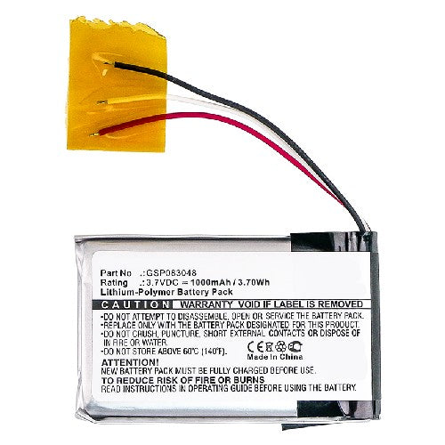 Batteries N Accessories BNA-WB-P8111 Speaker Battery - Li-Pol, 3.7V, 1000mAh, Ultra High Capacity Battery - Replacement for JBL GSP083048 Battery