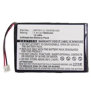 Batteries N Accessories BNA-WB-L8051 Barcode Scanner Battery - Li-ion, 7.4V, 1800mAh, Ultra High Capacity Battery - Replacement for Intermec 550038-000, HPI781-LI Battery