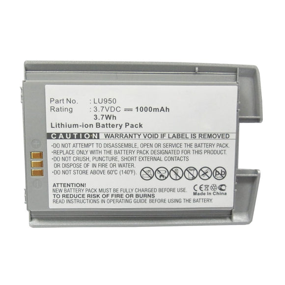 Batteries N Accessories BNA-WB-L12366 Cell Phone Battery - Li-ion, 3.7V, 1000mAh, Ultra High Capacity - Replacement for LG LU950 Battery