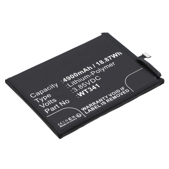 Batteries N Accessories BNA-WB-P18749 Cell Phone Battery - Li-Pol, 3.85V, 4900mAh, Ultra High Capacity - Replacement for Nokia WT341 Battery
