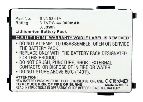 Batteries N Accessories BNA-WB-L3471 Cell Phone Battery - Li-Ion, 3.7V, 900 mAh, Ultra High Capacity Battery - Replacement for Motorola AANN4010A Battery