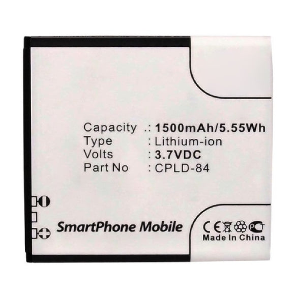 Batteries N Accessories BNA-WB-L10100 Cell Phone Battery - Li-ion, 3.7V, 1500mAh, Ultra High Capacity - Replacement for Coolpad CPLD-84 Battery