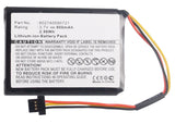 Batteries N Accessories BNA-WB-L8205 GPS Battery - Li-ion, 3.7V, 800mAh, Ultra High Capacity Battery - Replacement for TomTom 6027A0090721 Battery