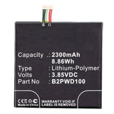 Batteries N Accessories BNA-WB-P3326 Cell Phone Battery - Li-Pol, 3.85V, 2300 mAh, Ultra High Capacity Battery - Replacement for HTC 35H00259-00M Battery