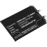 Batteries N Accessories BNA-WB-P17331 Cell Phone Battery - Li-Pol, 3.87V, 3900mAh, Ultra High Capacity - Replacement for Huawei HB426493EFW Battery