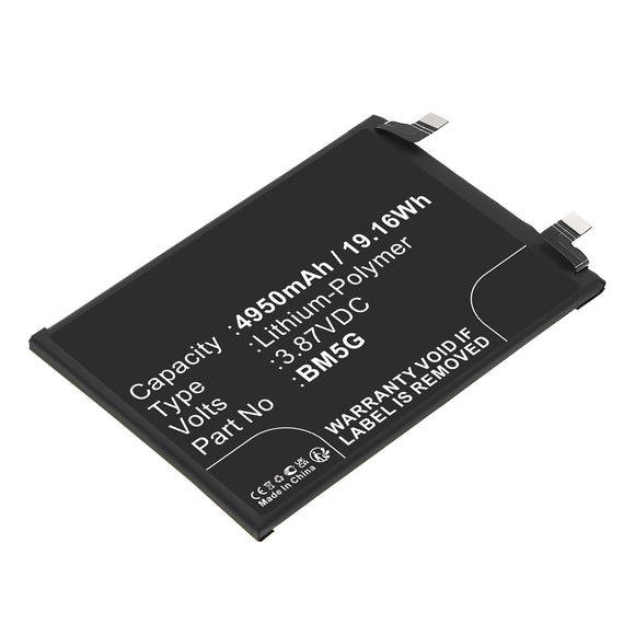 Batteries N Accessories BNA-WB-P17824 Cell Phone Battery - Li-Pol, 3.87V, 4950mAh, Ultra High Capacity - Replacement for Redmi BM5G Battery
